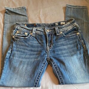 Miss Me Blue skinny Cut Jeans